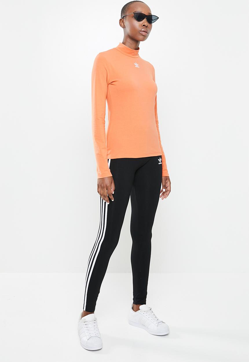 adidas Originals - Originals fitted long sleeve tee - orange