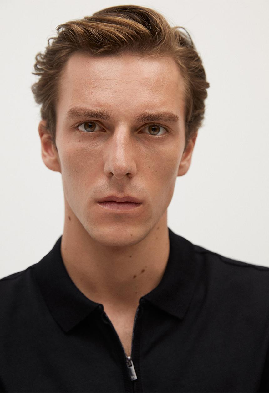 MANGO - Etien polo - black