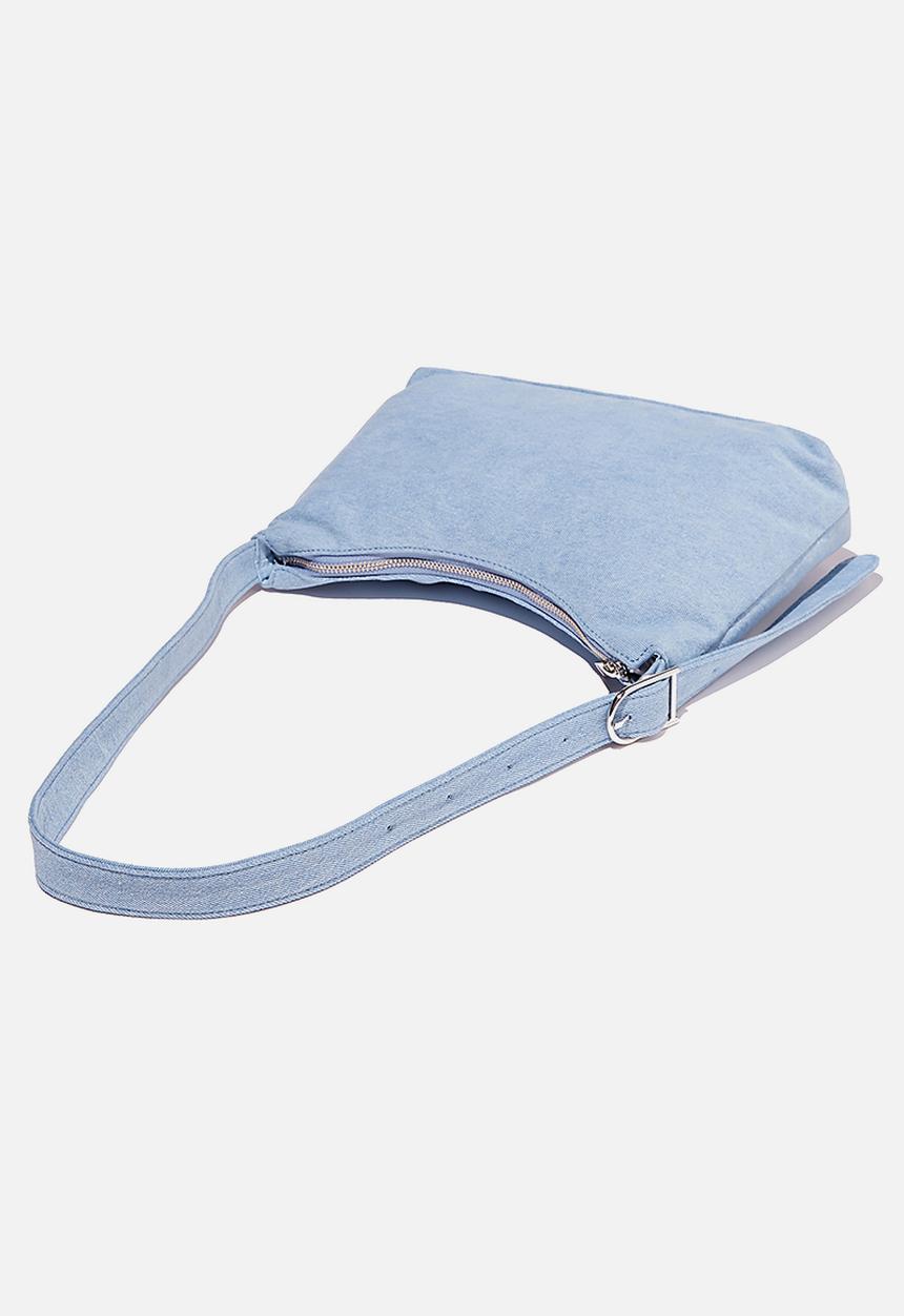 Rubi - Britt buckle slouch bag - burleigh blue denim