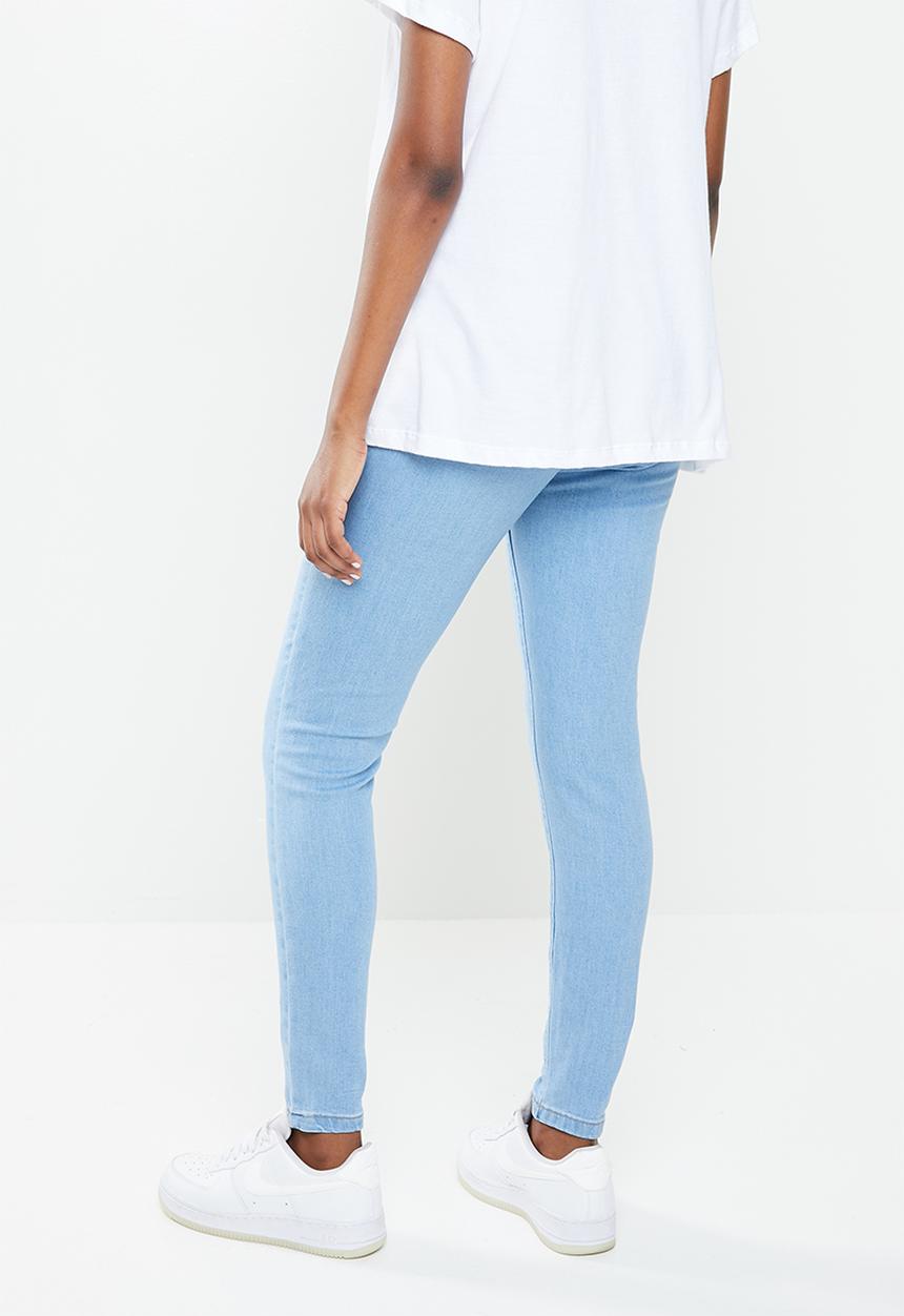 Missguided - Maternity scuplt detail sinner skinny - blue