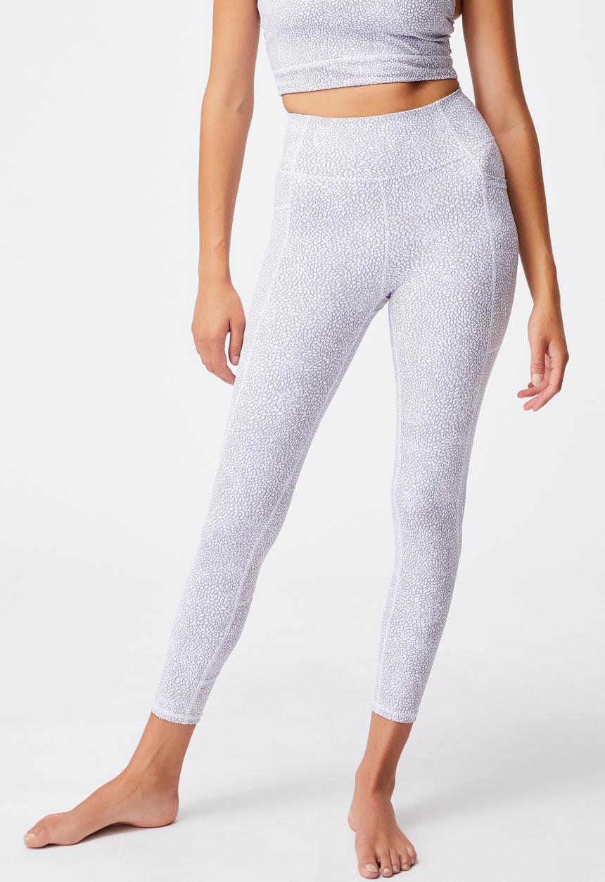 Cotton On - Lifestyle pocket 7/8 tight - micro texture quail