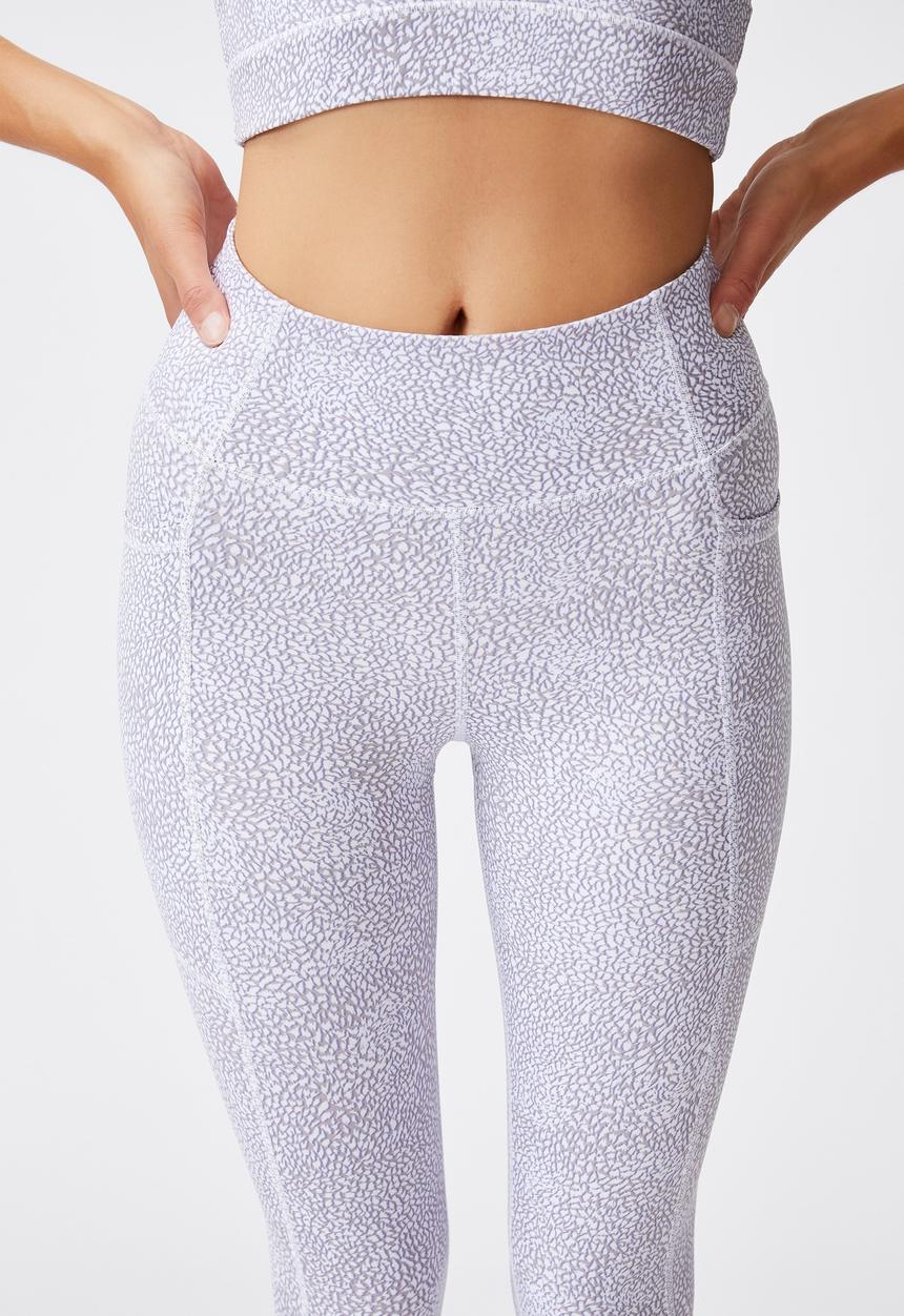 Cotton On - Lifestyle pocket 7/8 tight - micro texture quail