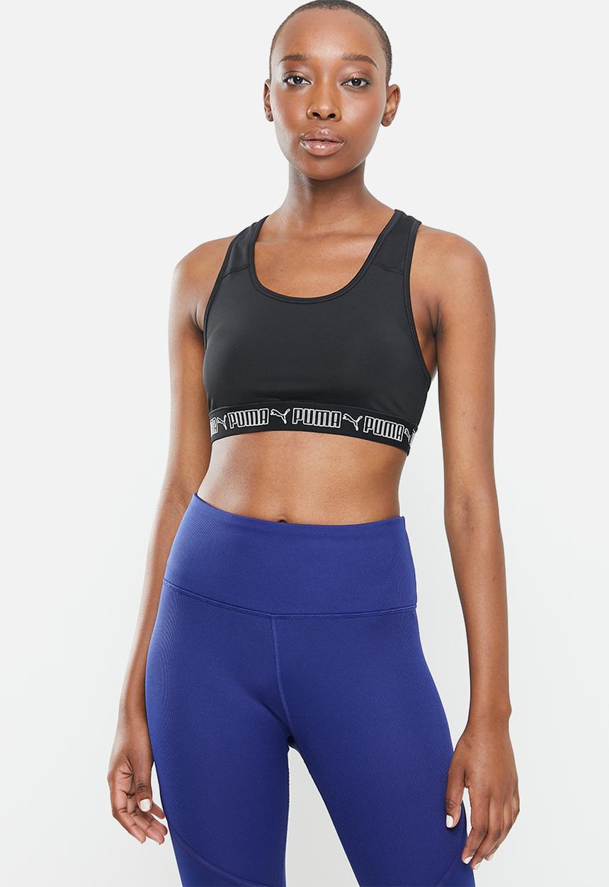 PUMA - Mid impact elastic bra - black