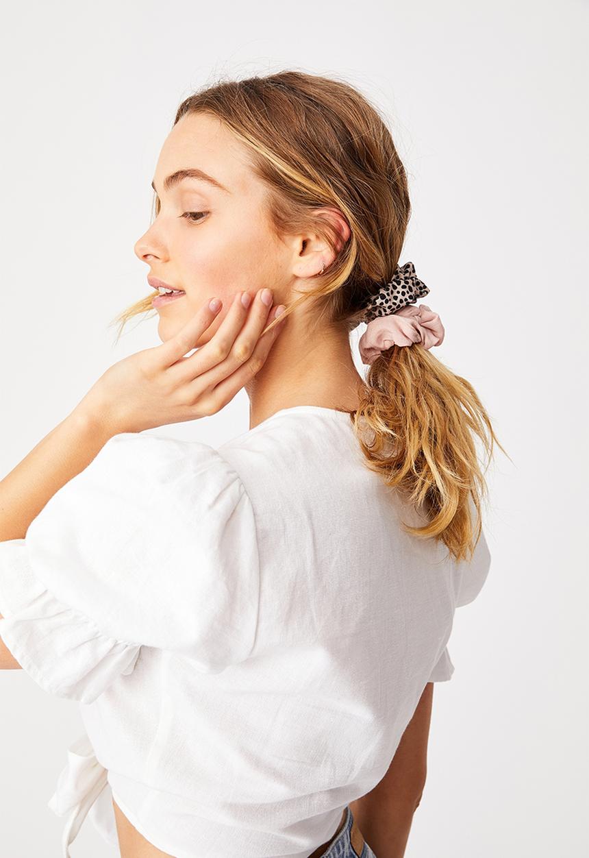 Rubi - 3 Pack scrunchies  - neutral animal trio
