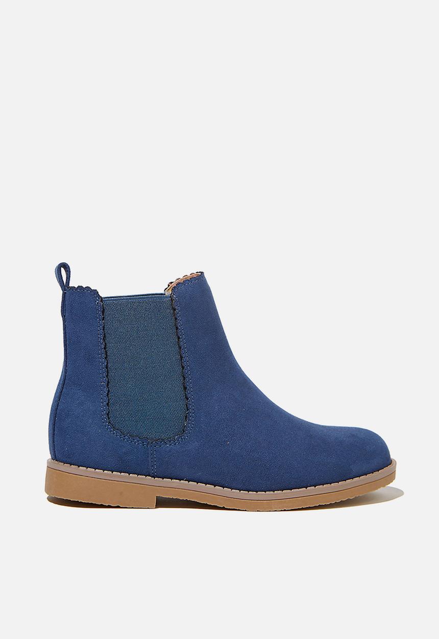 Cotton On - Scallop gusset boot - vintage navy
