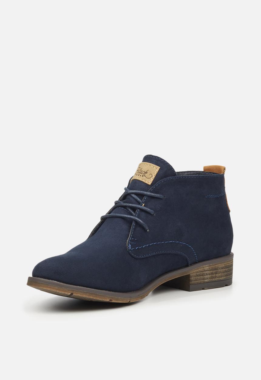 Miss Black - Safari bootie - navy