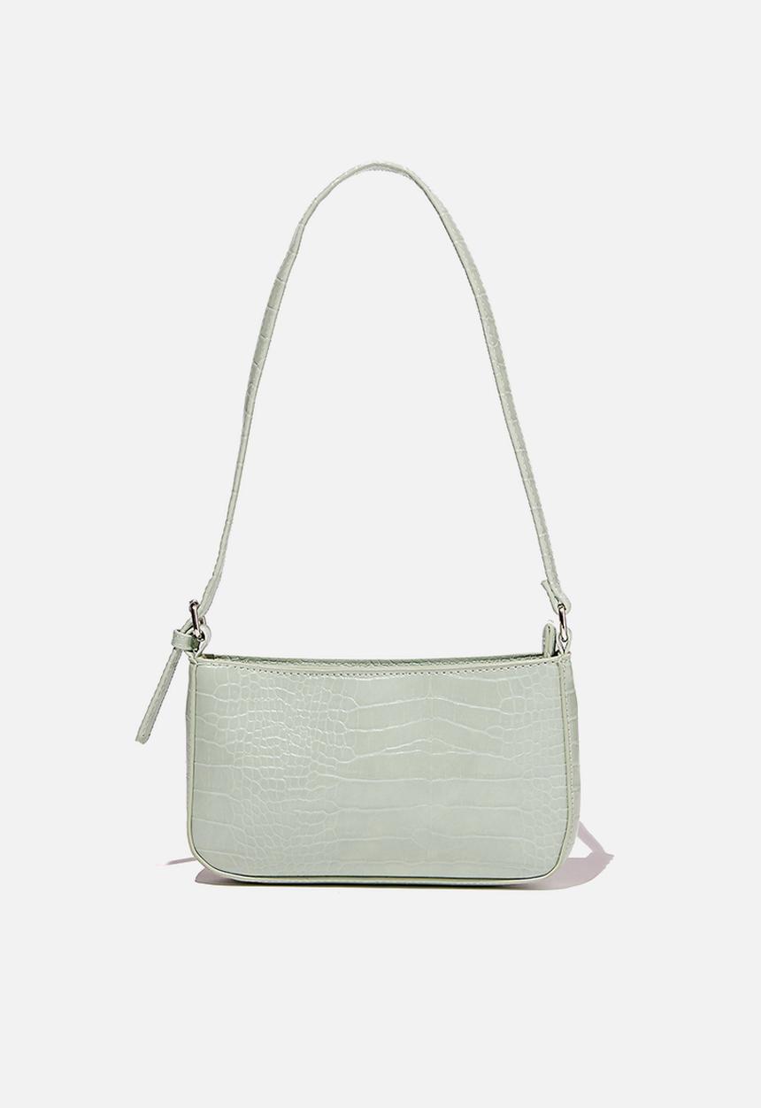 Rubi - Lexi underarm bag - spring mint texture