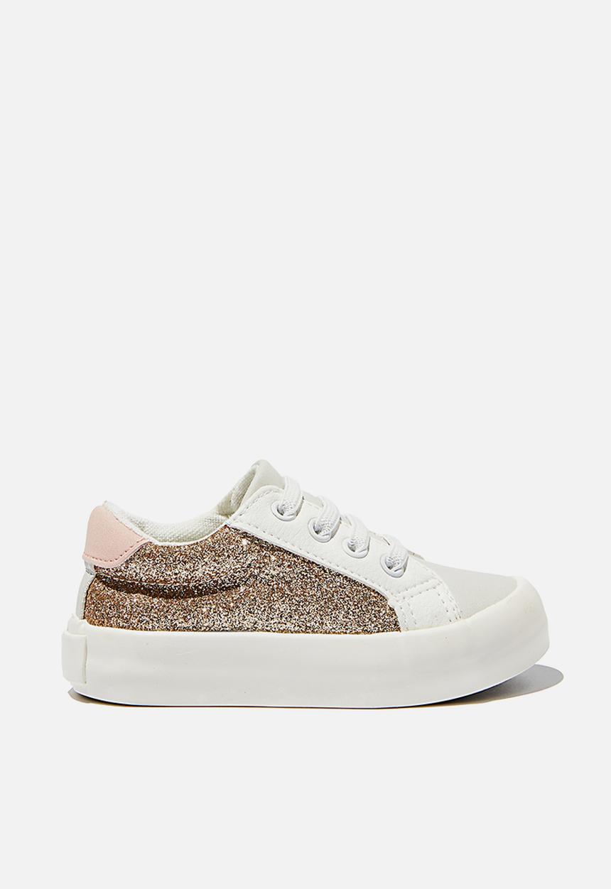 Cotton On - Mini tibi trainer - gold glitter 