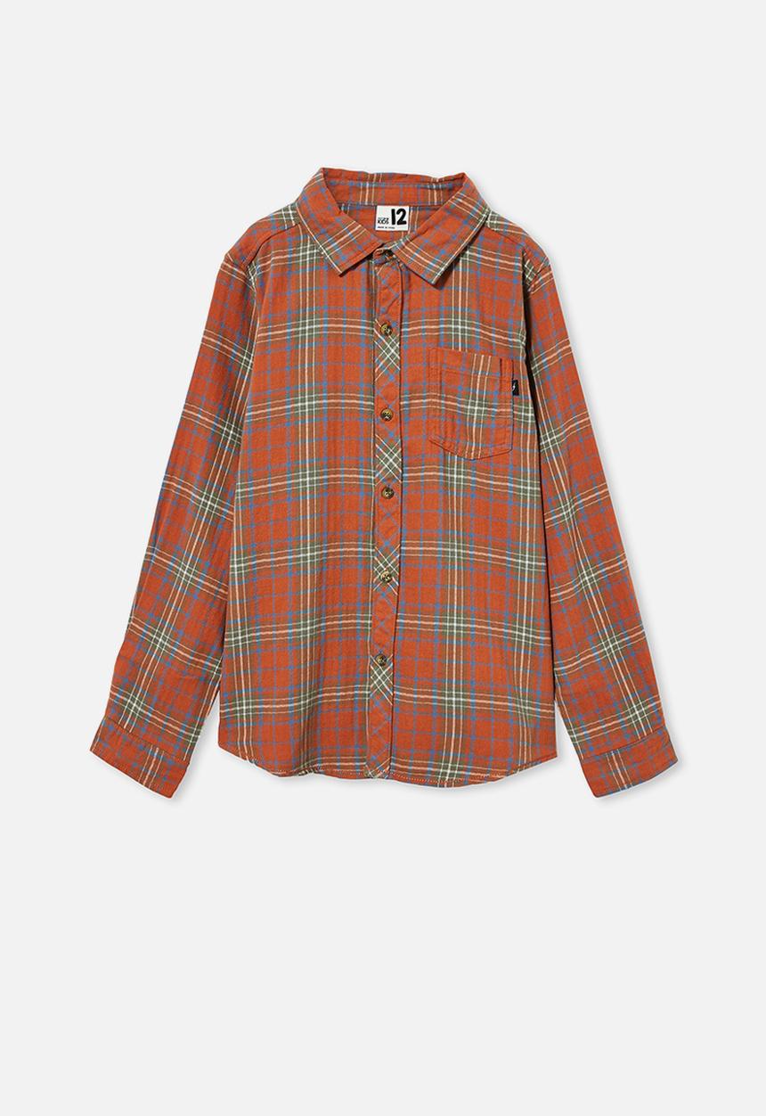 Free by Cotton On - Rocky long sleeve shirt - amber 