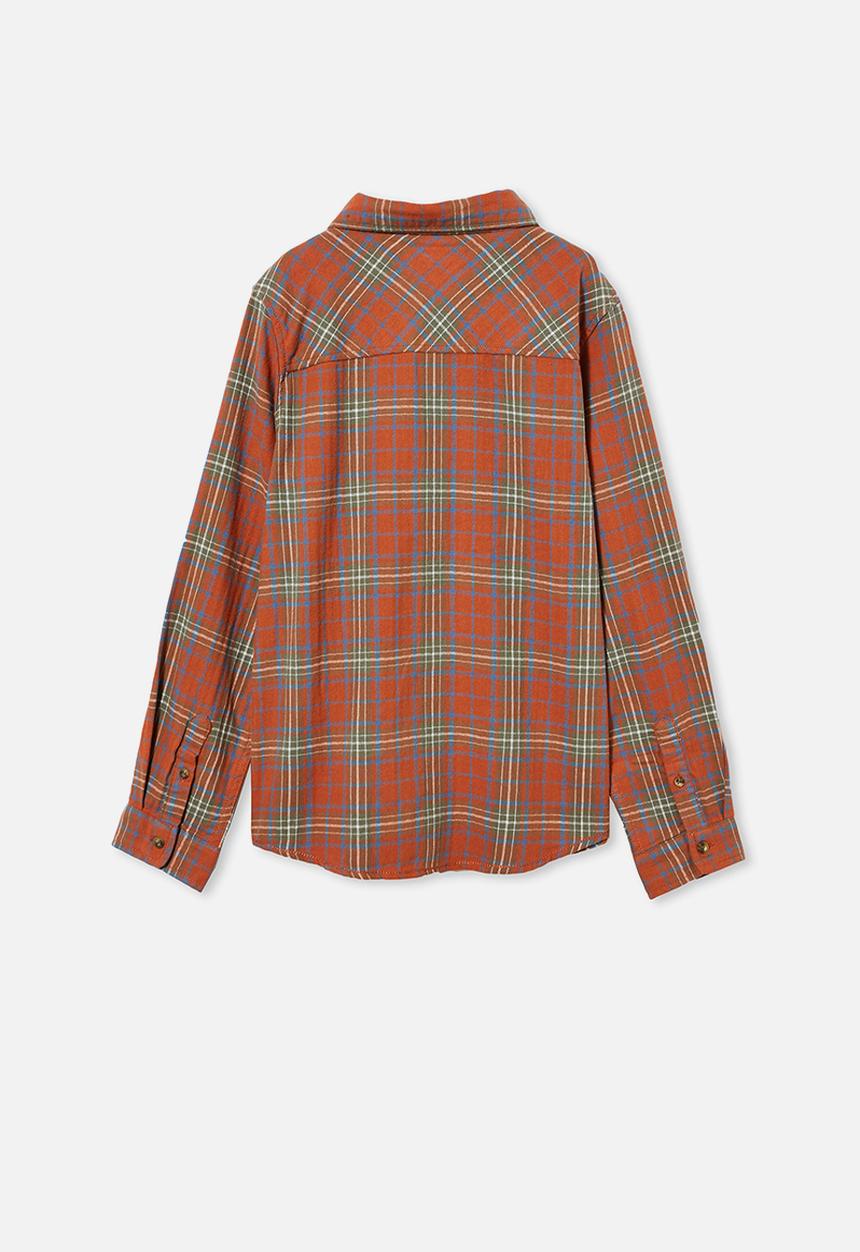 Free by Cotton On - Rocky long sleeve shirt - amber 
