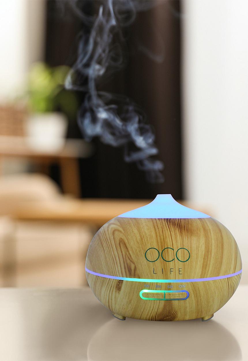 The Zen - Light Wood Diffuser with 2 Oils Breathe & Reawaken