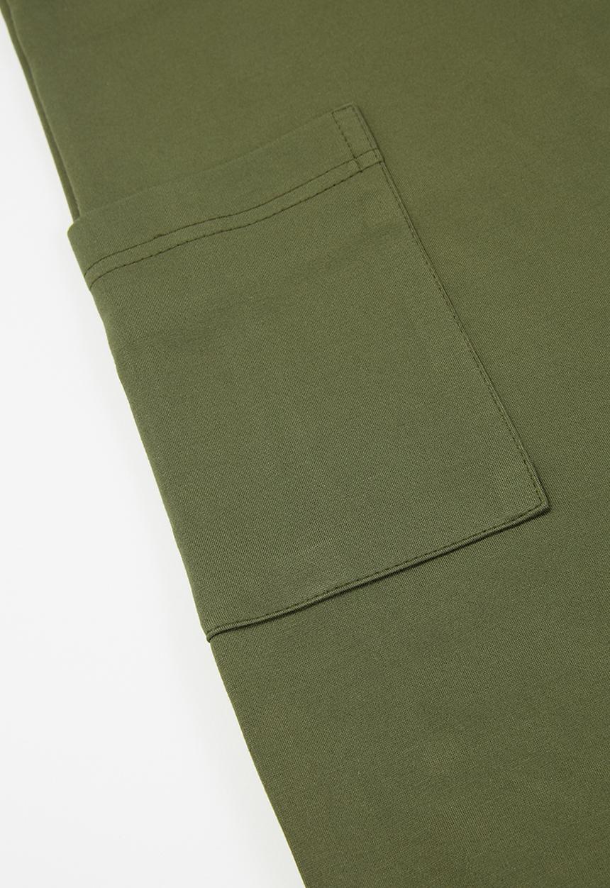KIDS ONLY - Side pocket dress - kalamata green