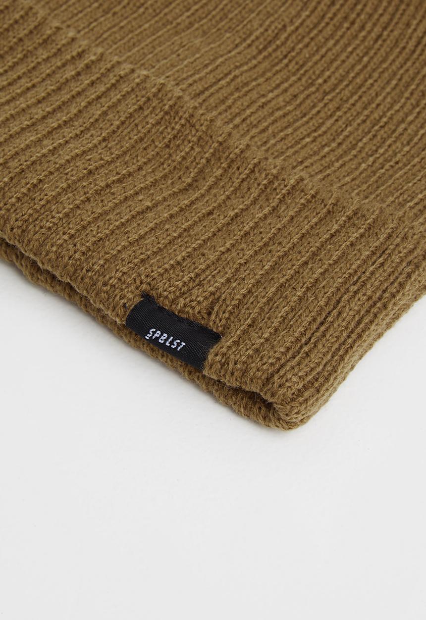 Superbalist - Rib turn up beanie - brown