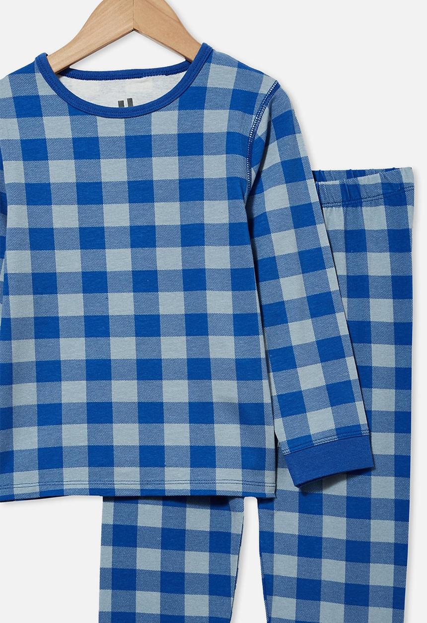 Cotton On - Orlando long sleeve pyjama set - blue 