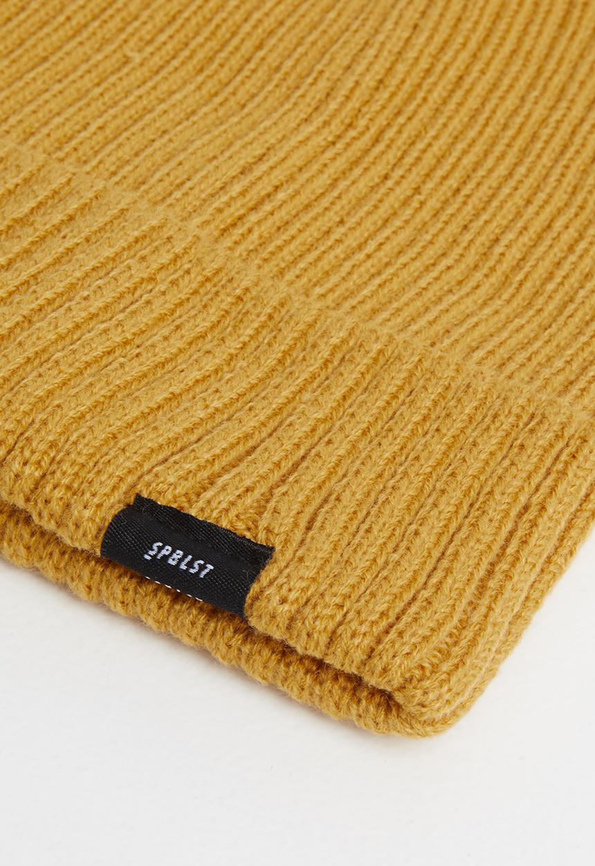 Superbalist - Rib turn up beanie - mustard