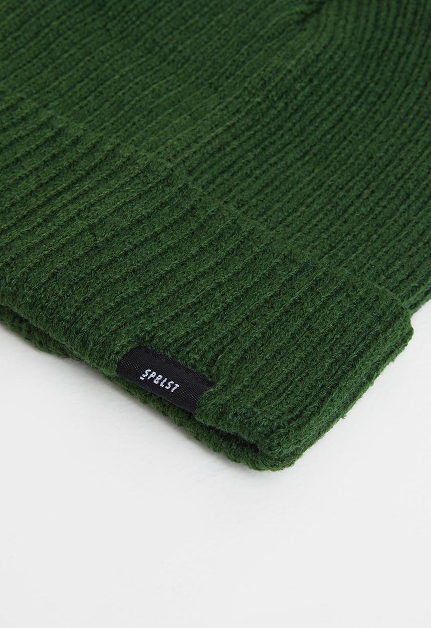 Superbalist - Rib turn up beanie - green