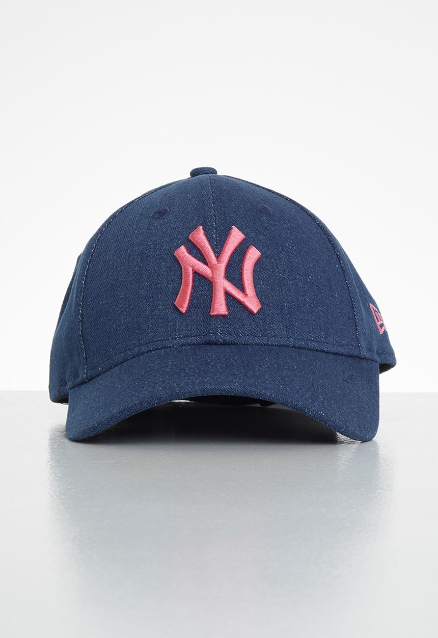 New Era - Wash denim 9forty New York Yankees - blue & pink