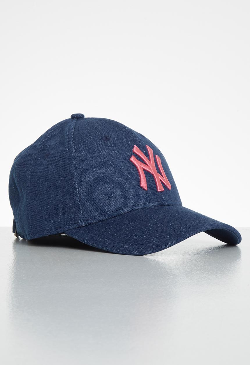 New Era - Wash denim 9forty New York Yankees - blue & pink