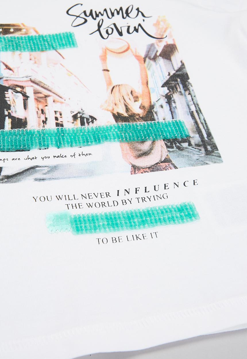 KIDS ONLY - Anna life tee - bright white