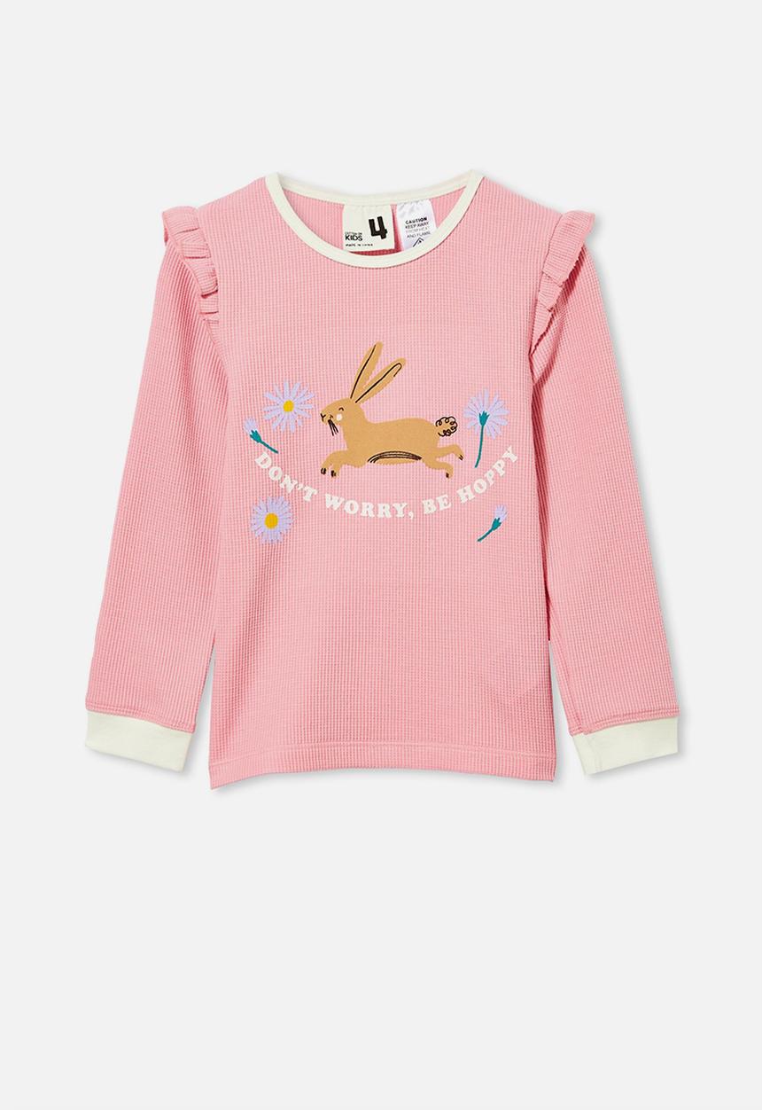 Cotton On - Edith long sleeve pyjama set - marshmallow