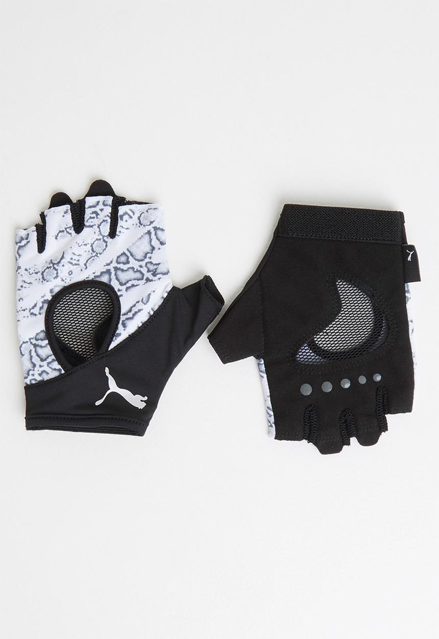 PUMA - At gym gloves - black & white