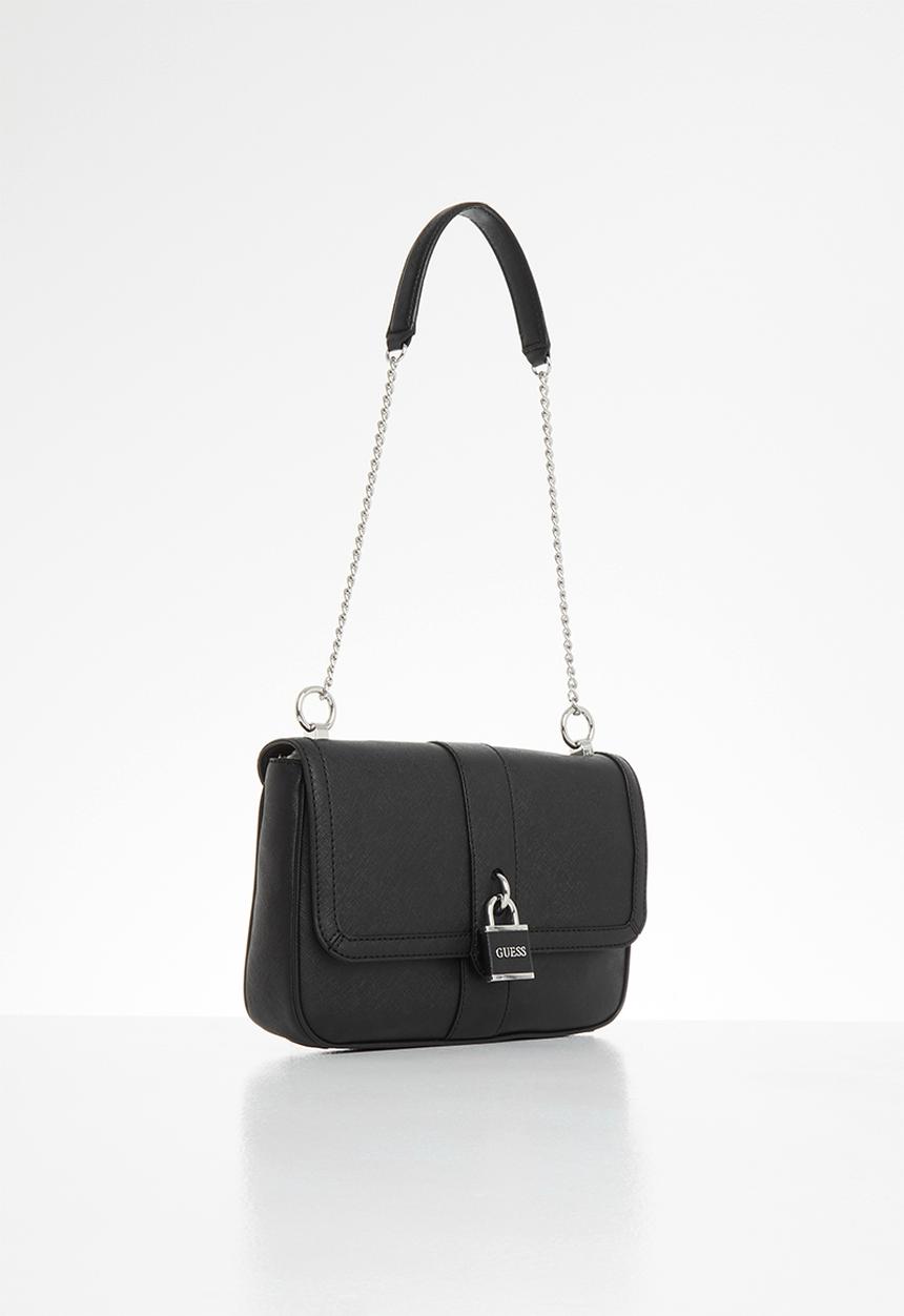 GUESS - Larsa crossbody flap - black