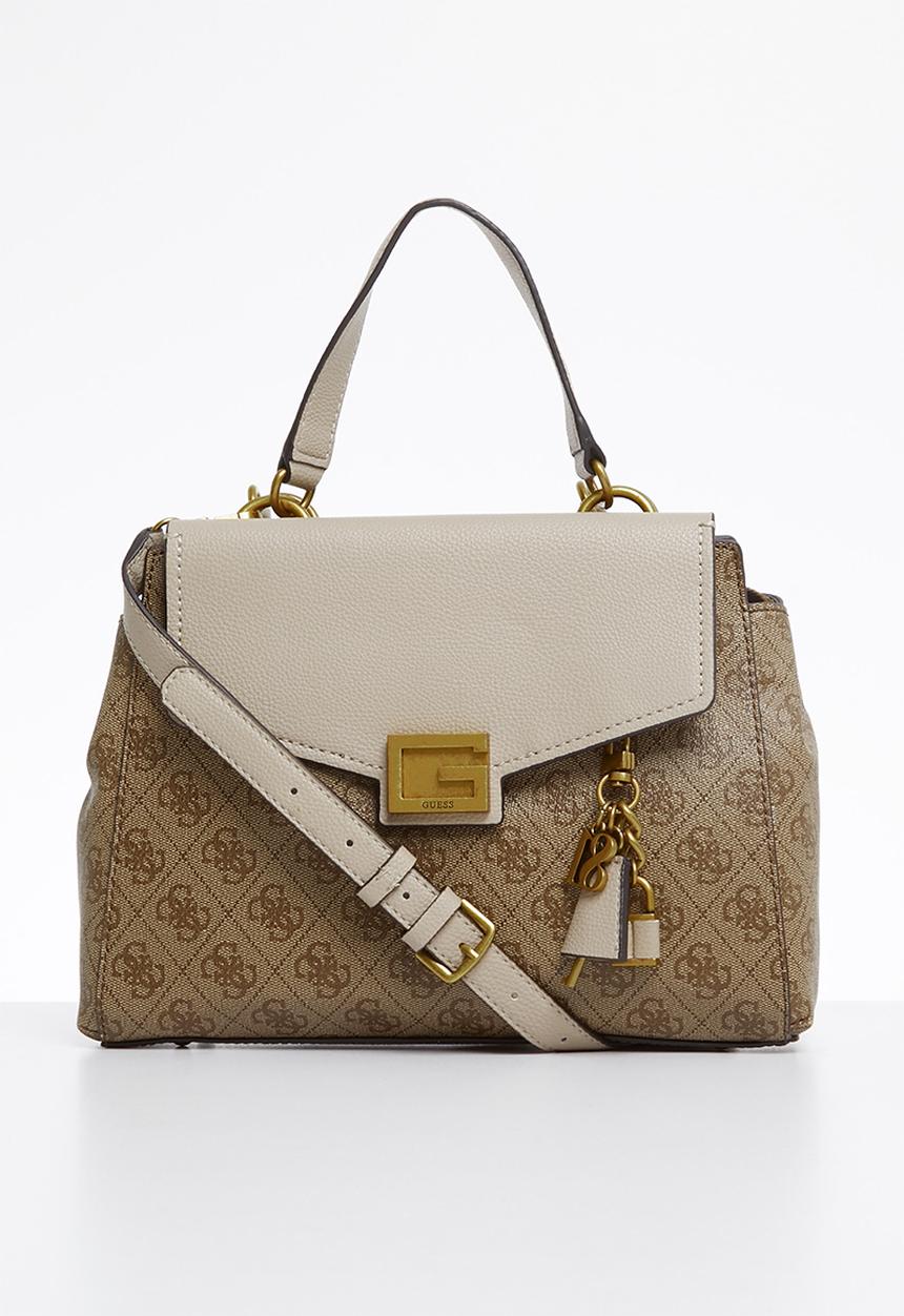GUESS - Valy girlfriend satchel - brown 