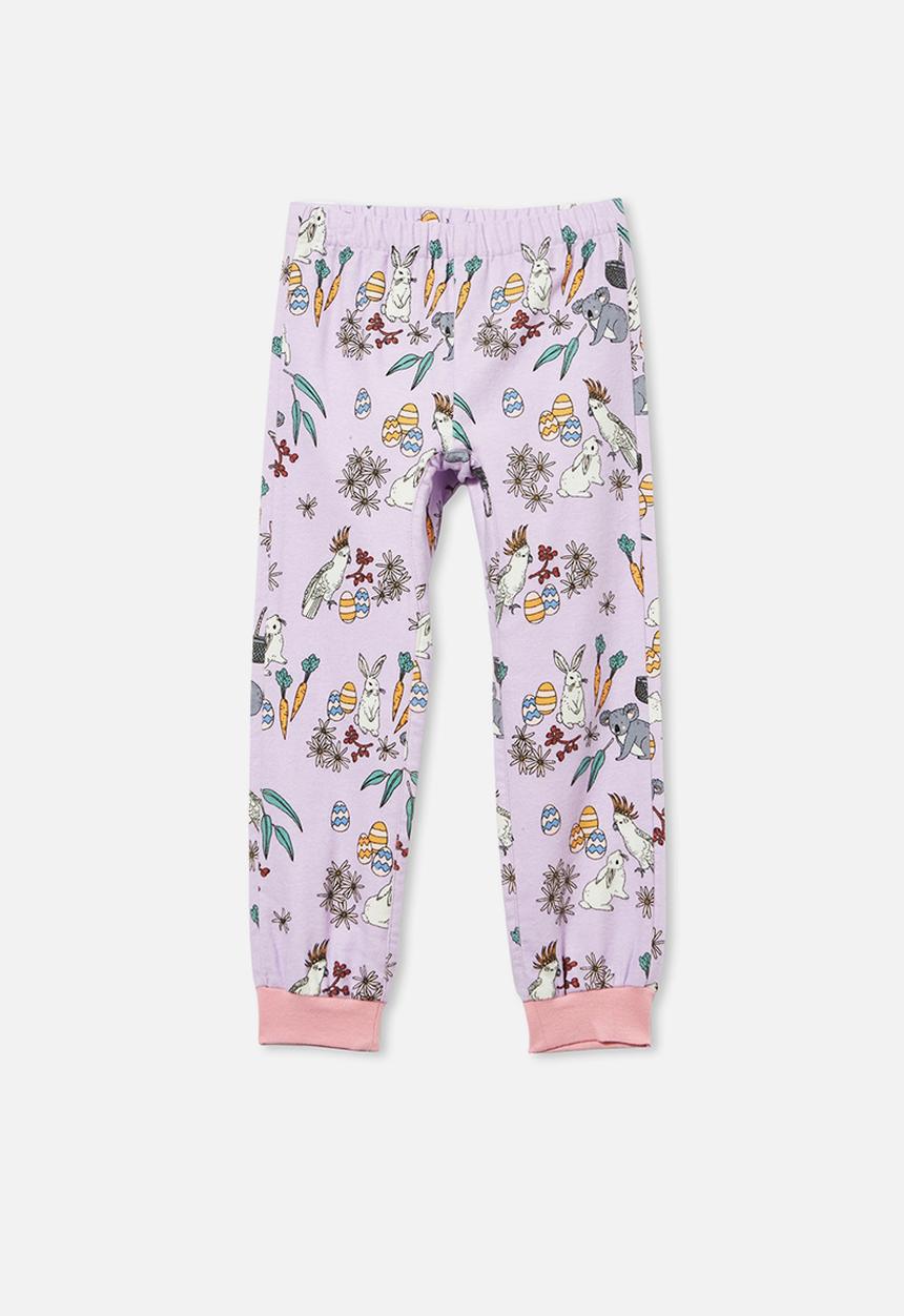 Cotton On - Edith long sleeve pyjama set - australiana easter vintage lilac