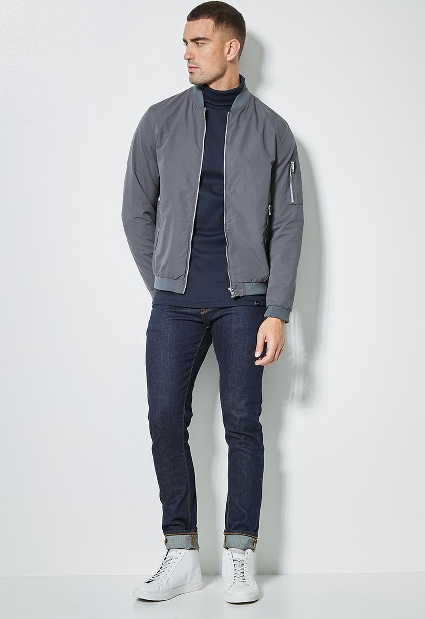 Superbalist - Sochi ribbed roll neck tee - navy