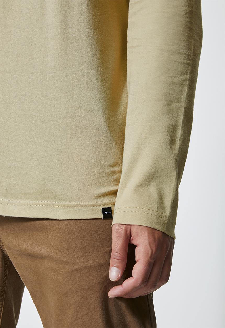 Superbalist - Milan long sleeve roll neck tee - stone