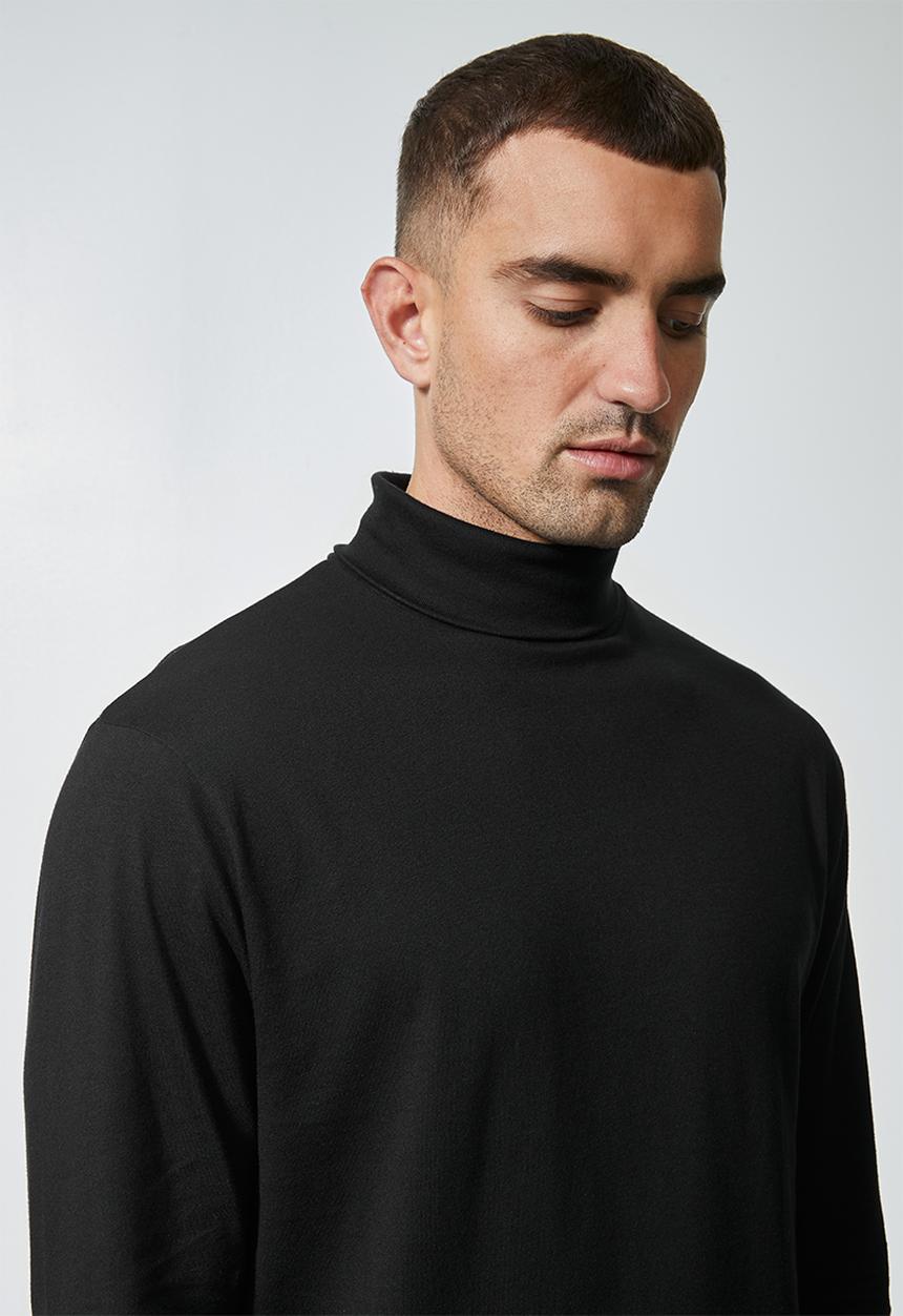 Superbalist - Milan long sleeve roll neck tee - black