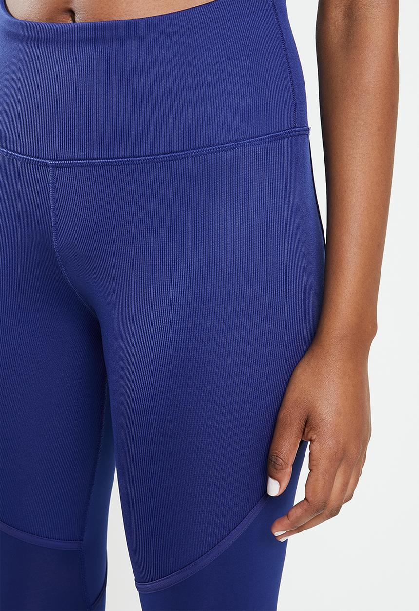 PUMA - Studio rib high waist 7/8 tights - blue