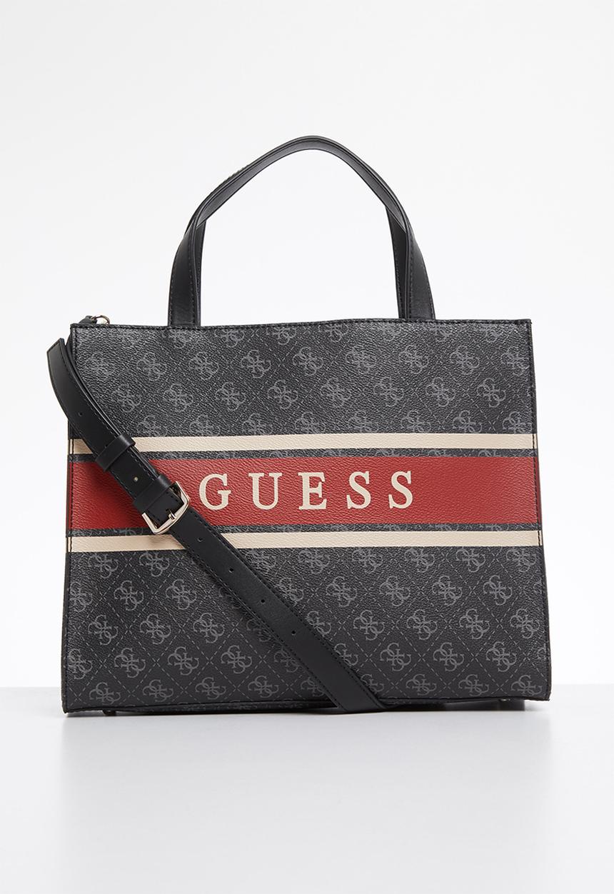GUESS - Monique small tote - black & red