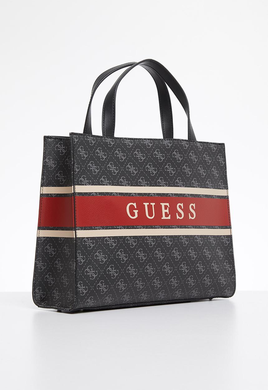 GUESS - Monique small tote - black & red