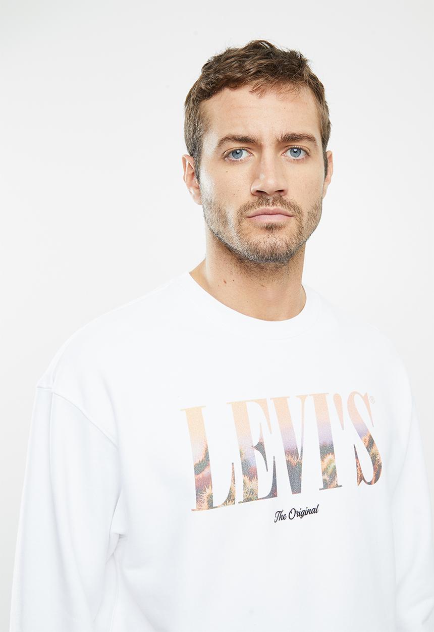 Levi’s® - Relaxed graphic crew - white