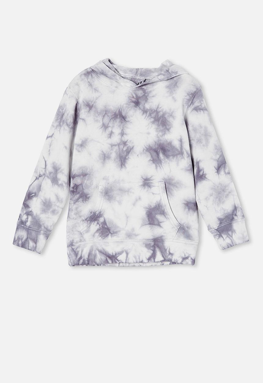 Cotton On - Charlie hoodie - steel/tie dye