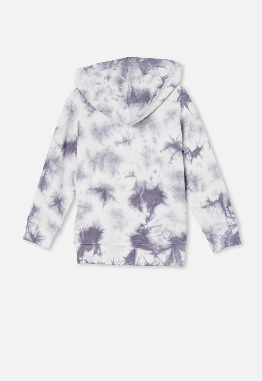 Cotton On - Charlie hoodie - steel/tie dye