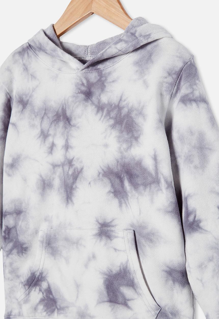 Cotton On - Charlie hoodie - steel/tie dye