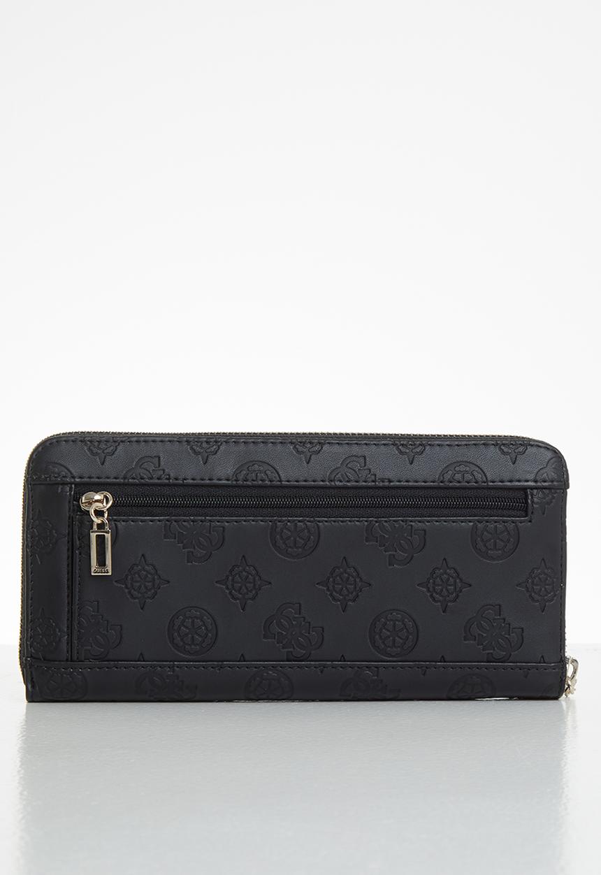 GUESS - Ninnette slg large zip around - black