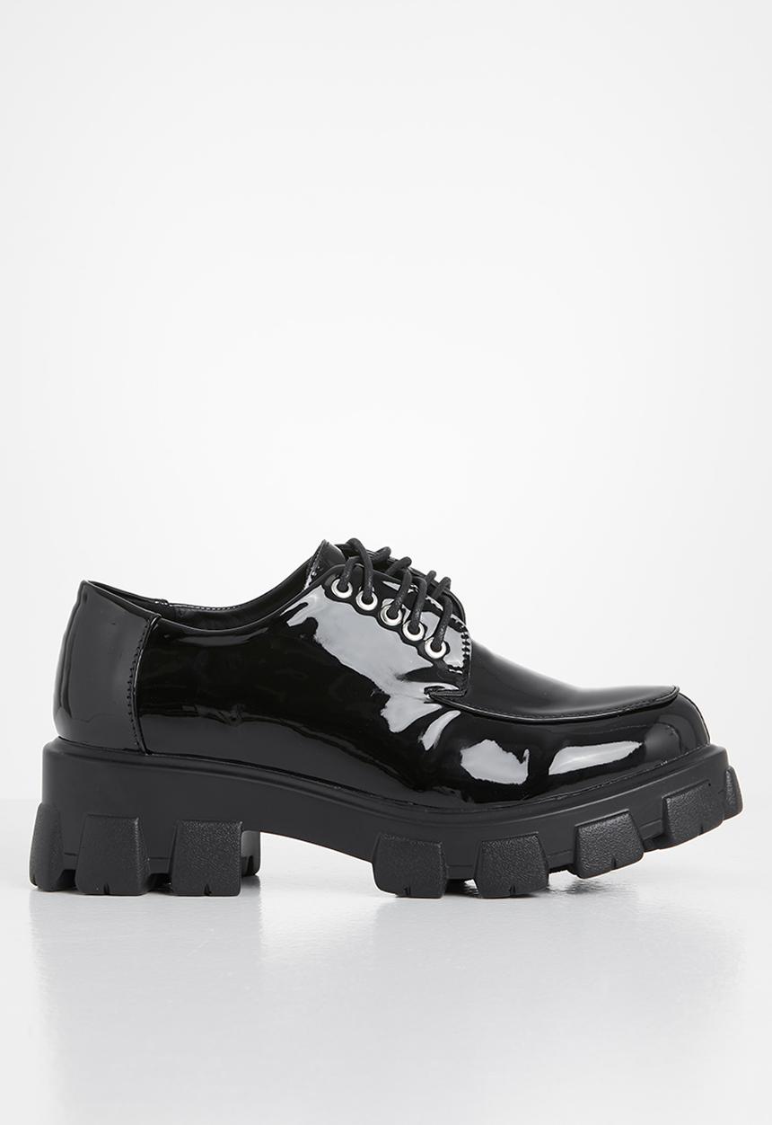 Footwork - Valenti chunky brogue - black