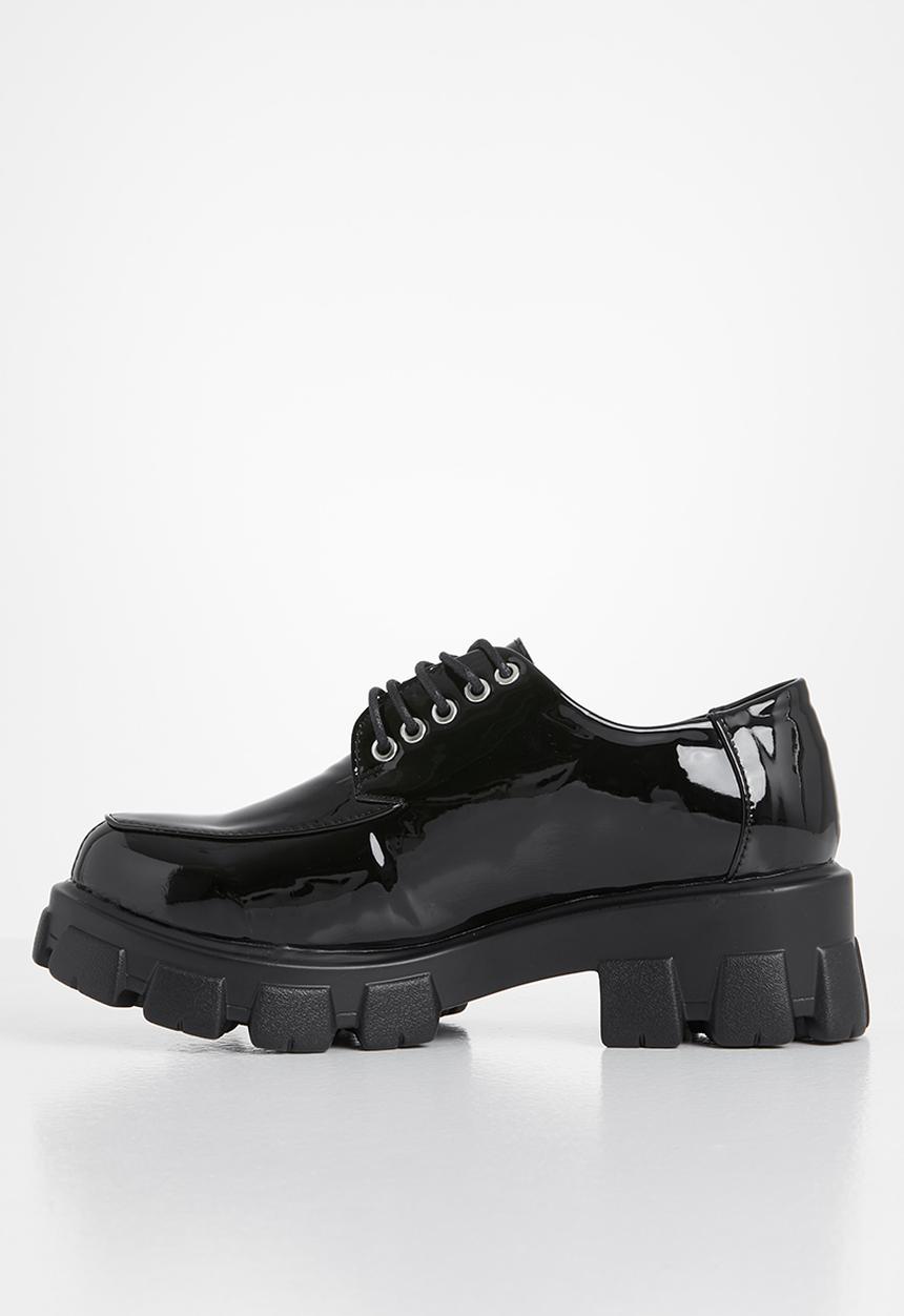 Footwork - Valenti chunky brogue - black