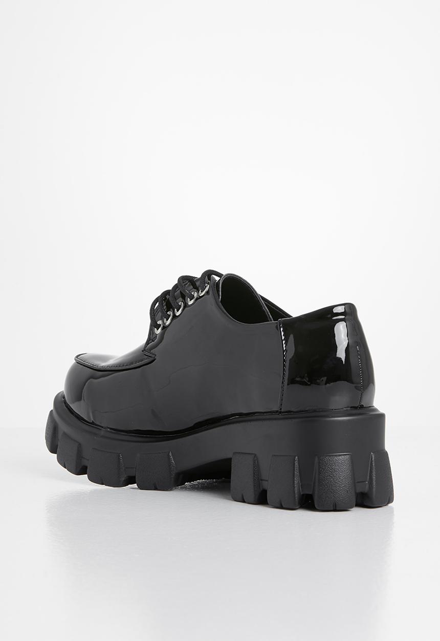 Footwork - Valenti chunky brogue - black