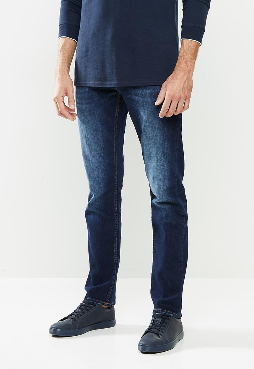 GUESS - Slim straight stretch denim - dark wash