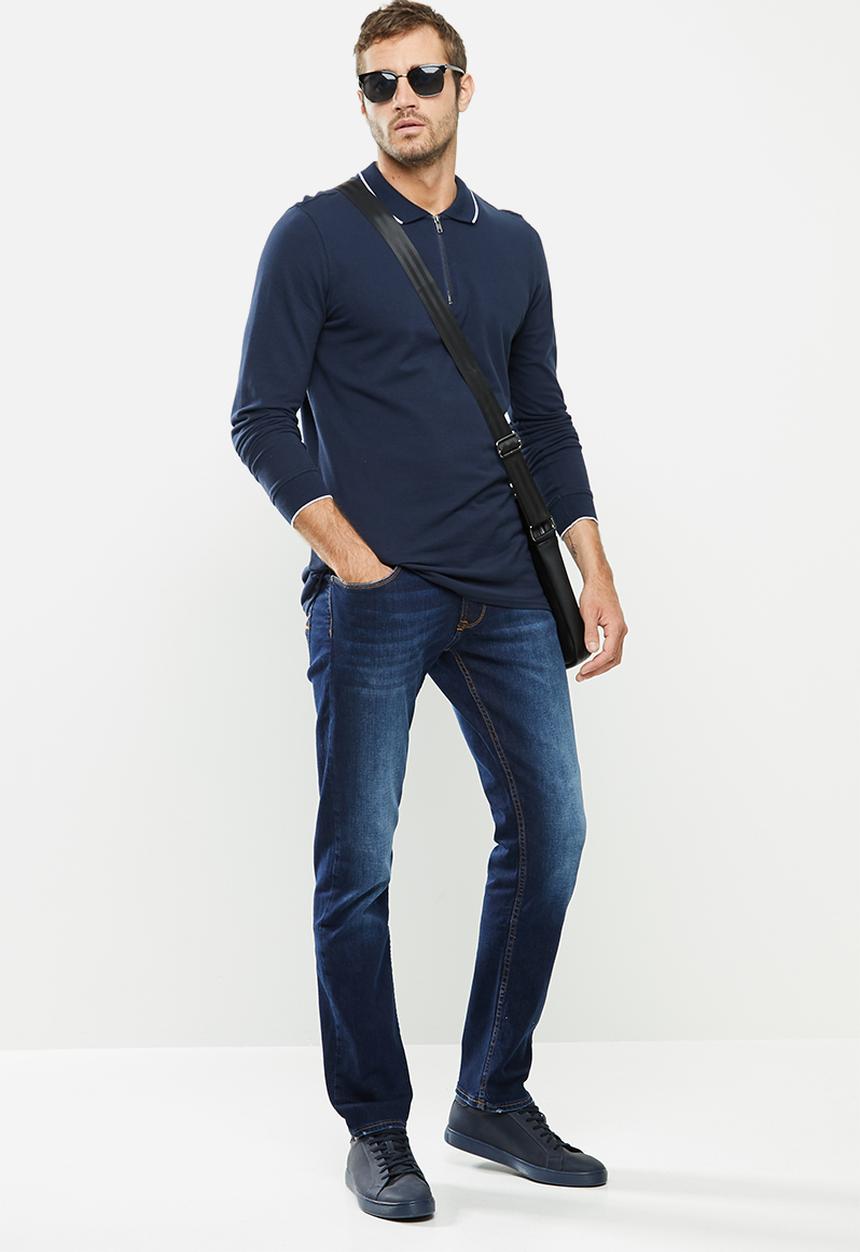 GUESS - Slim straight stretch denim - dark wash