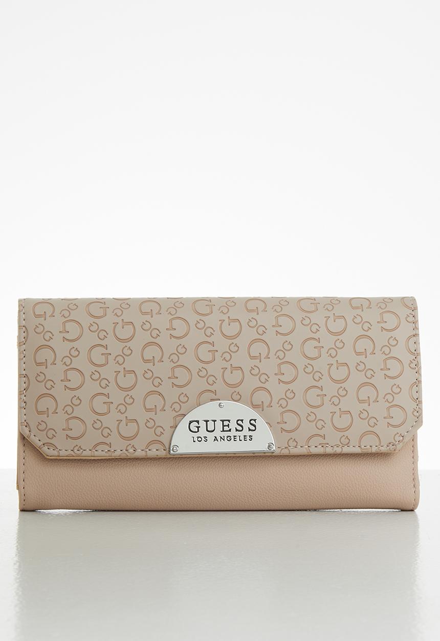 GUESS - Scheana slg multi clutch - beige 