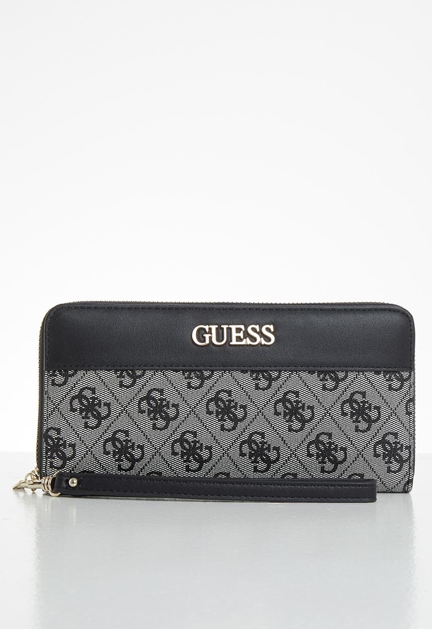 GUESS - Sosie slg large zip around - black