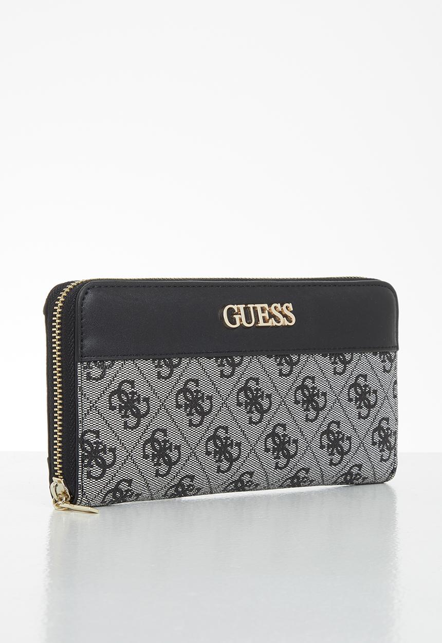 GUESS - Sosie slg large zip around - black