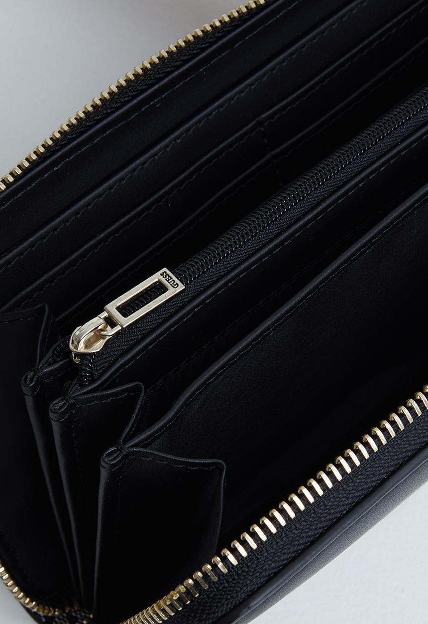 GUESS - Sosie slg large zip around - black