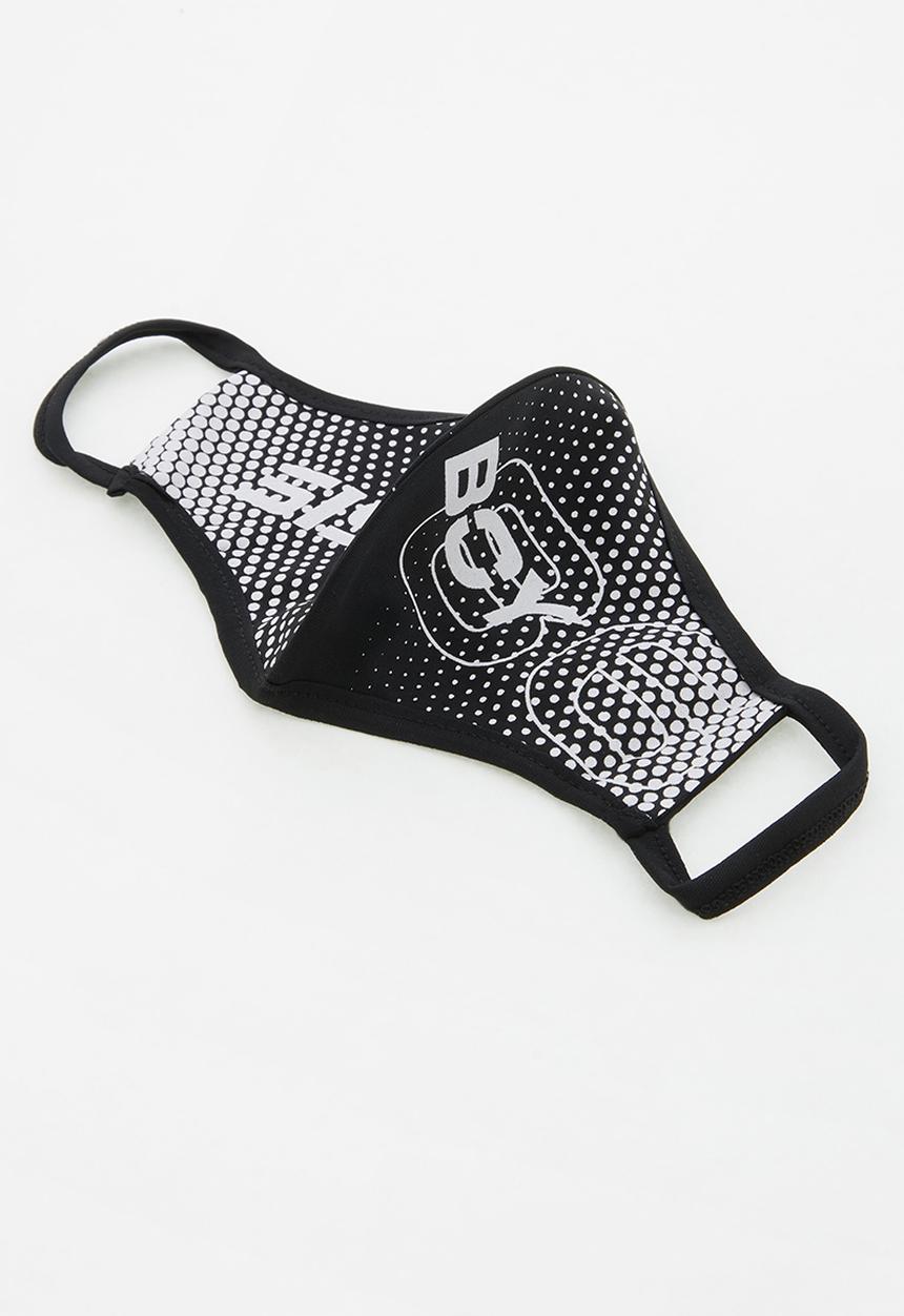 SISSY BOY - Hustle mania sporty face mask - black