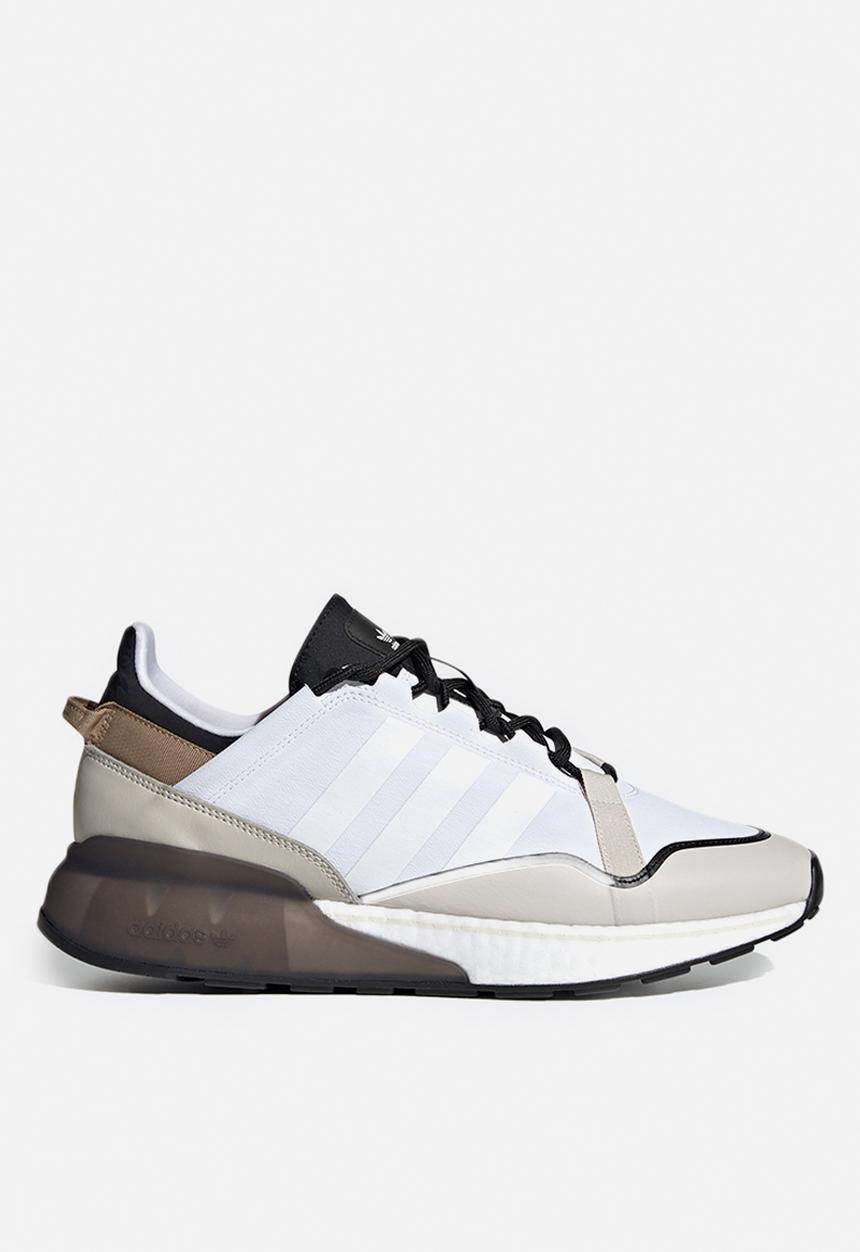adidas Originals - ZX 2K boost pure  -  white/brown/cardboard